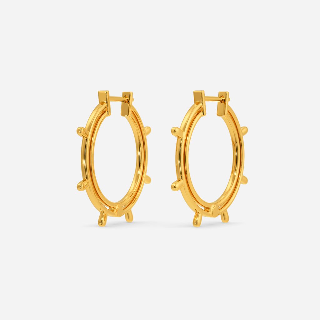 Blissful Shores Gold Earrings