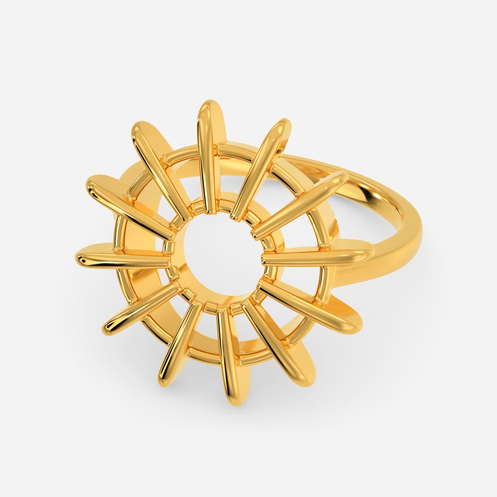 Exuberant Wheels Gold Rings alternate view 2