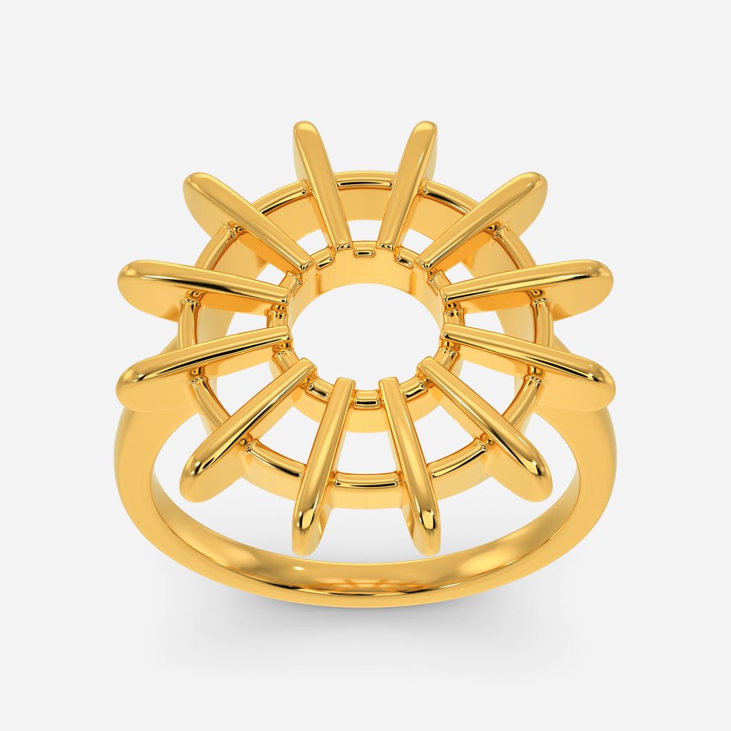 Exuberant Wheels Gold Rings alternate view 3