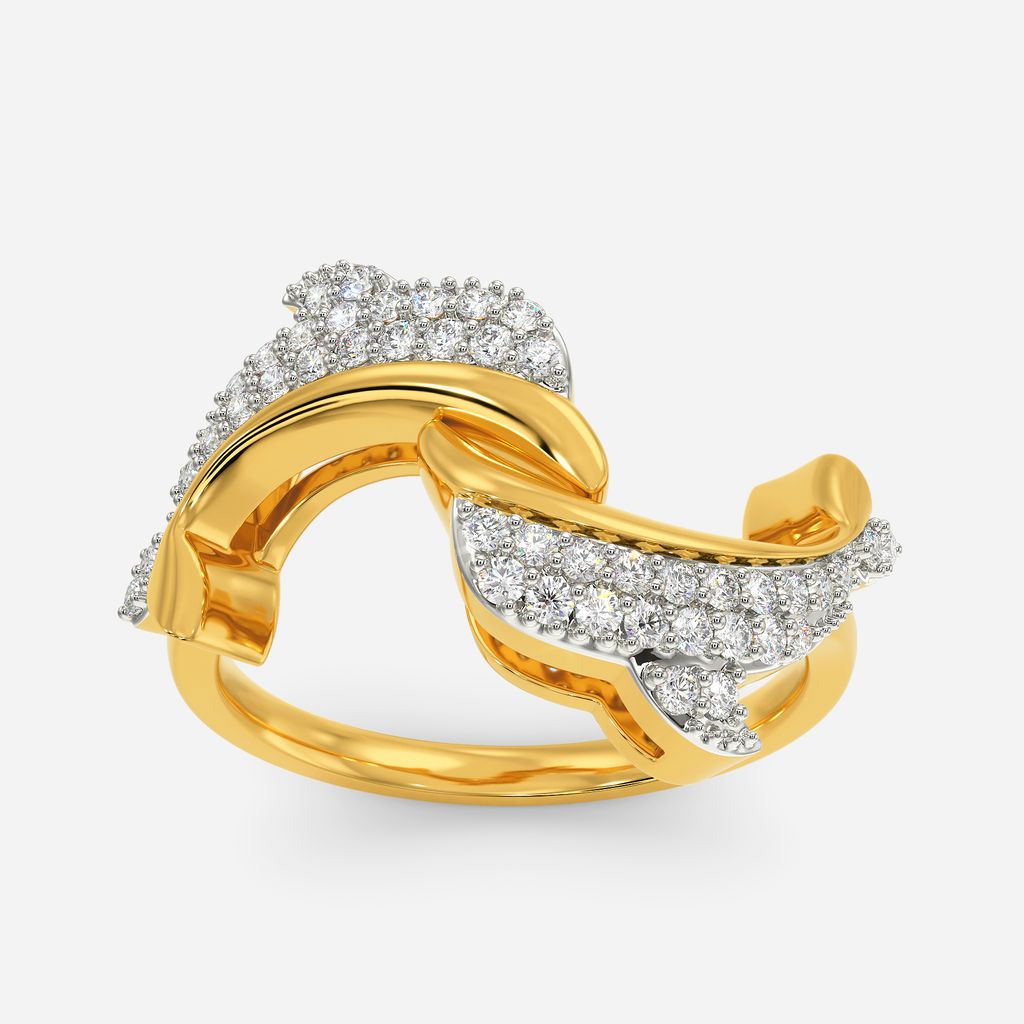 Dolphin's Swing Diamond Rings alternate view 3
