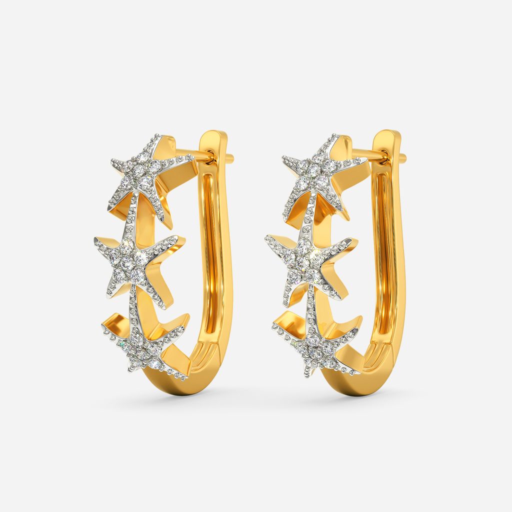 Wish Upon A Starfish Diamond Earrings