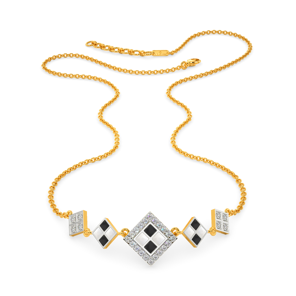 Monochrome Magic Diamond Necklaces