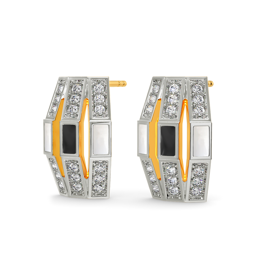 My Happy Colour Diamond Earrings