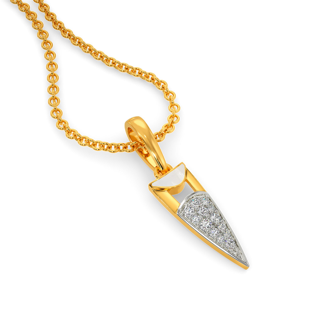 In A White Mood Diamond Pendants