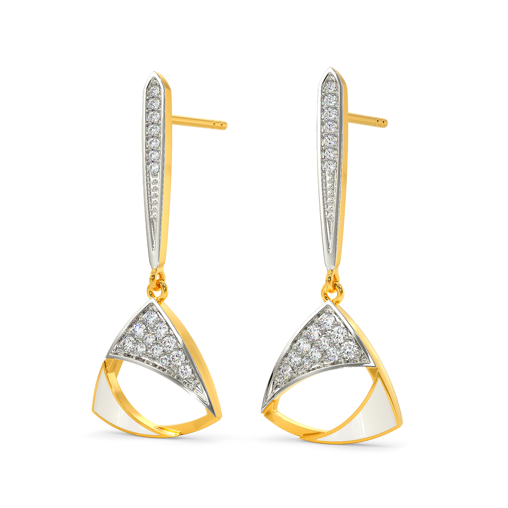 About White Diamond Earrings