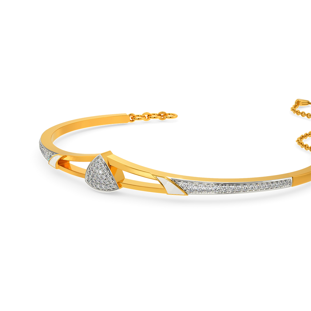 About White Diamond Bangles
