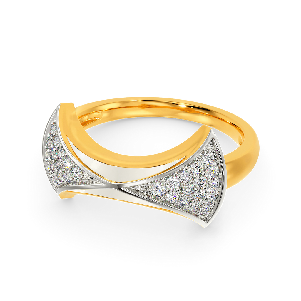 All White Diamond Rings alternate view 2