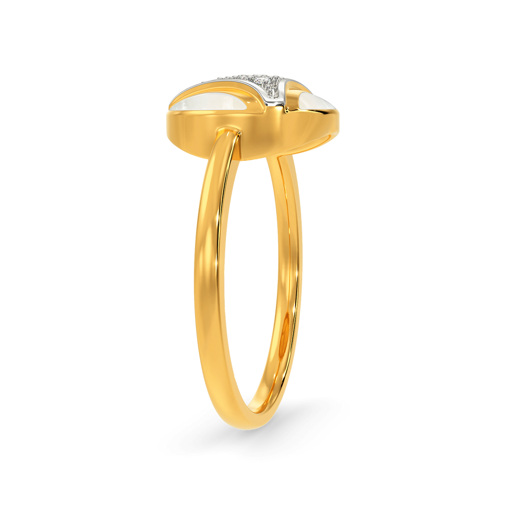 Washed In White Diamond Rings image