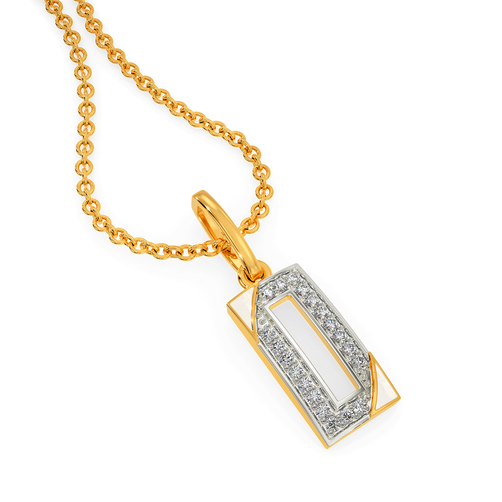 Powered By White Diamond Pendants