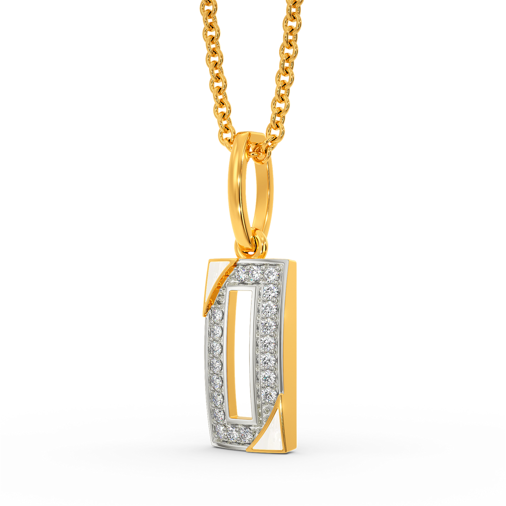 Powered By White Diamond Pendants