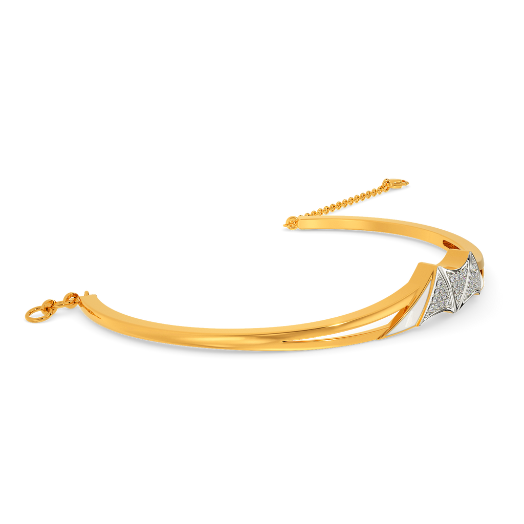 White Dream Diamond Bangles