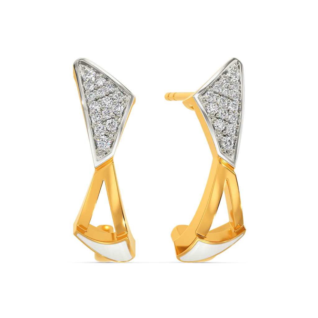 White Dream Diamond Earrings