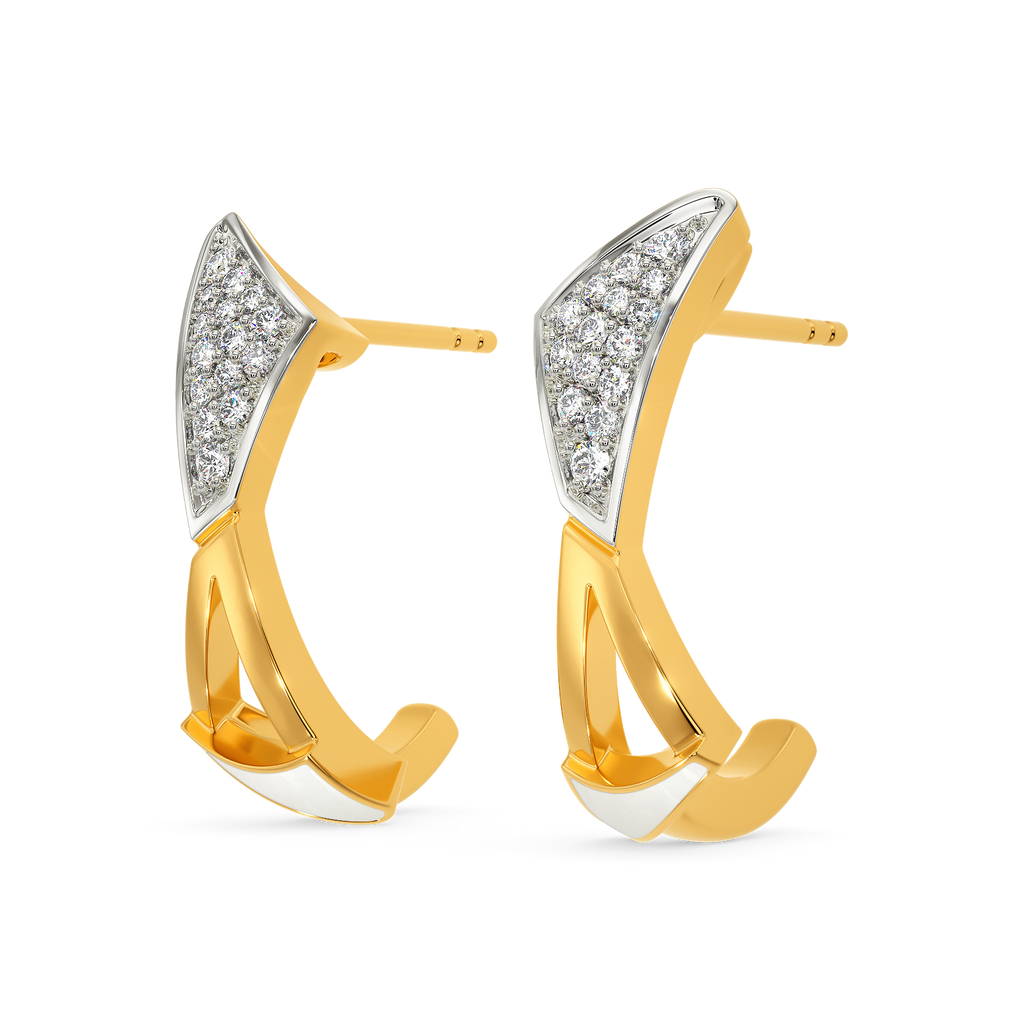 White Dream Diamond Earrings