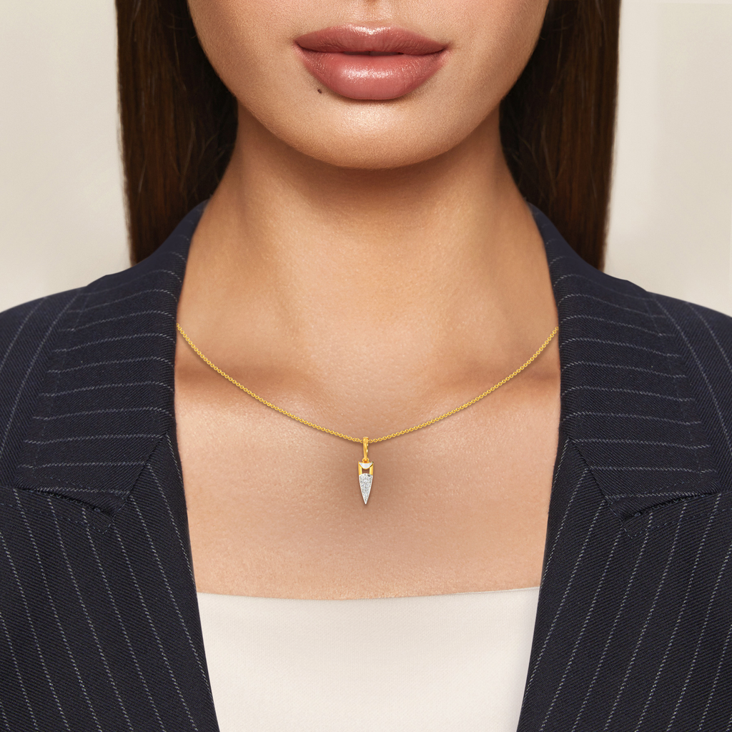 In A White Mood Diamond Pendants
