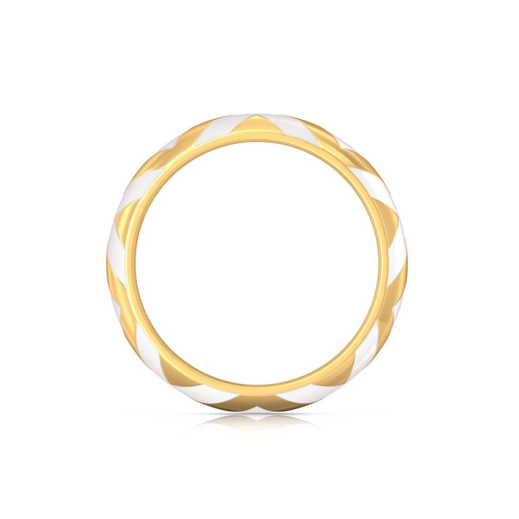 The Golden Chevron Gold Rings image