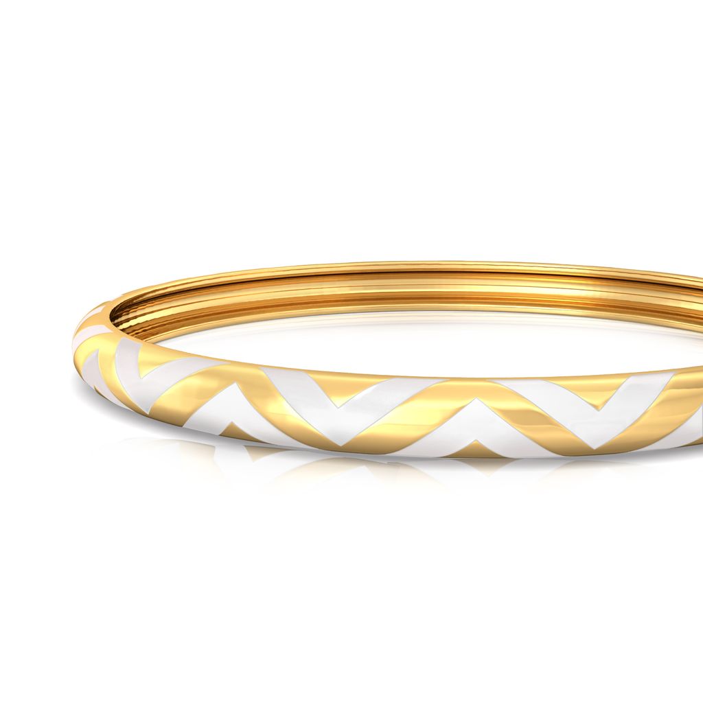 The Golden Chevron Gold Bangles