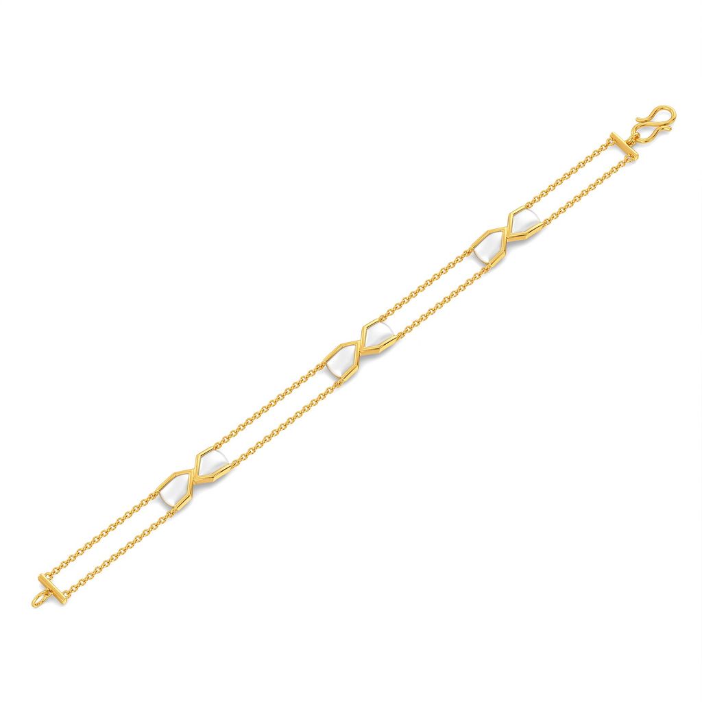 The Polygon Ruse Gold Bracelets