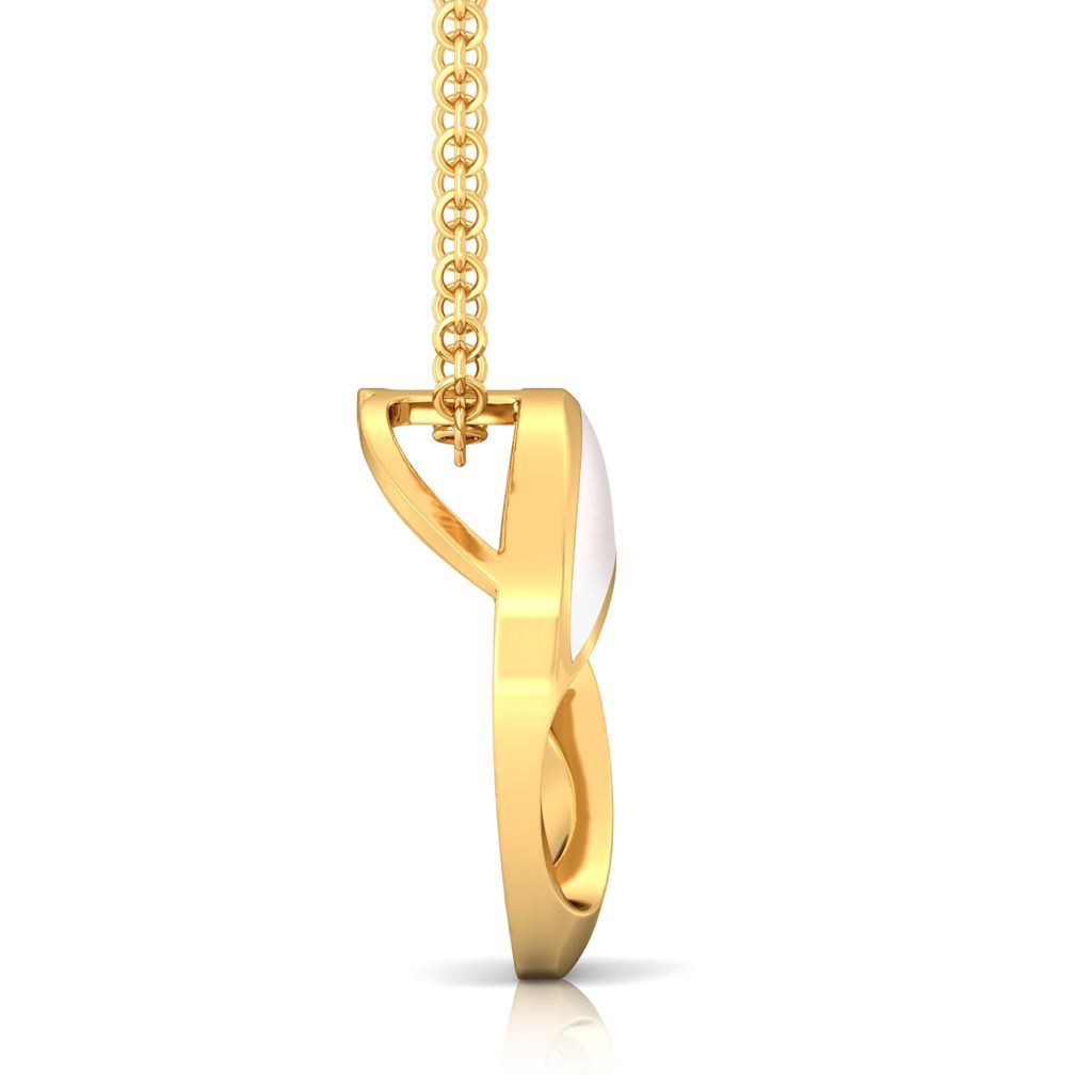 White-Out Gold Pendants