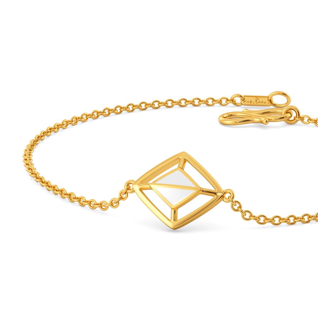 White Swan Gold Bracelets
