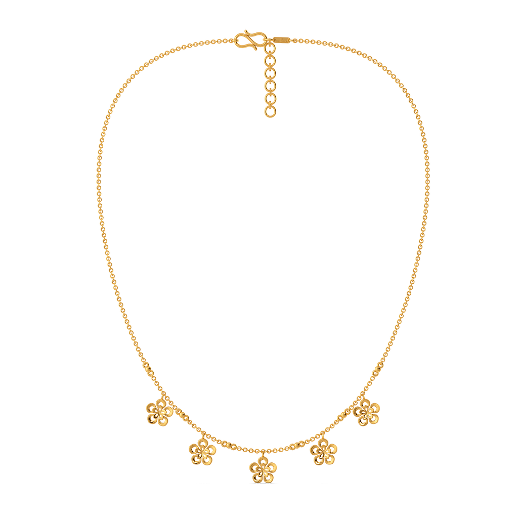 Petal Pop Gold Necklaces