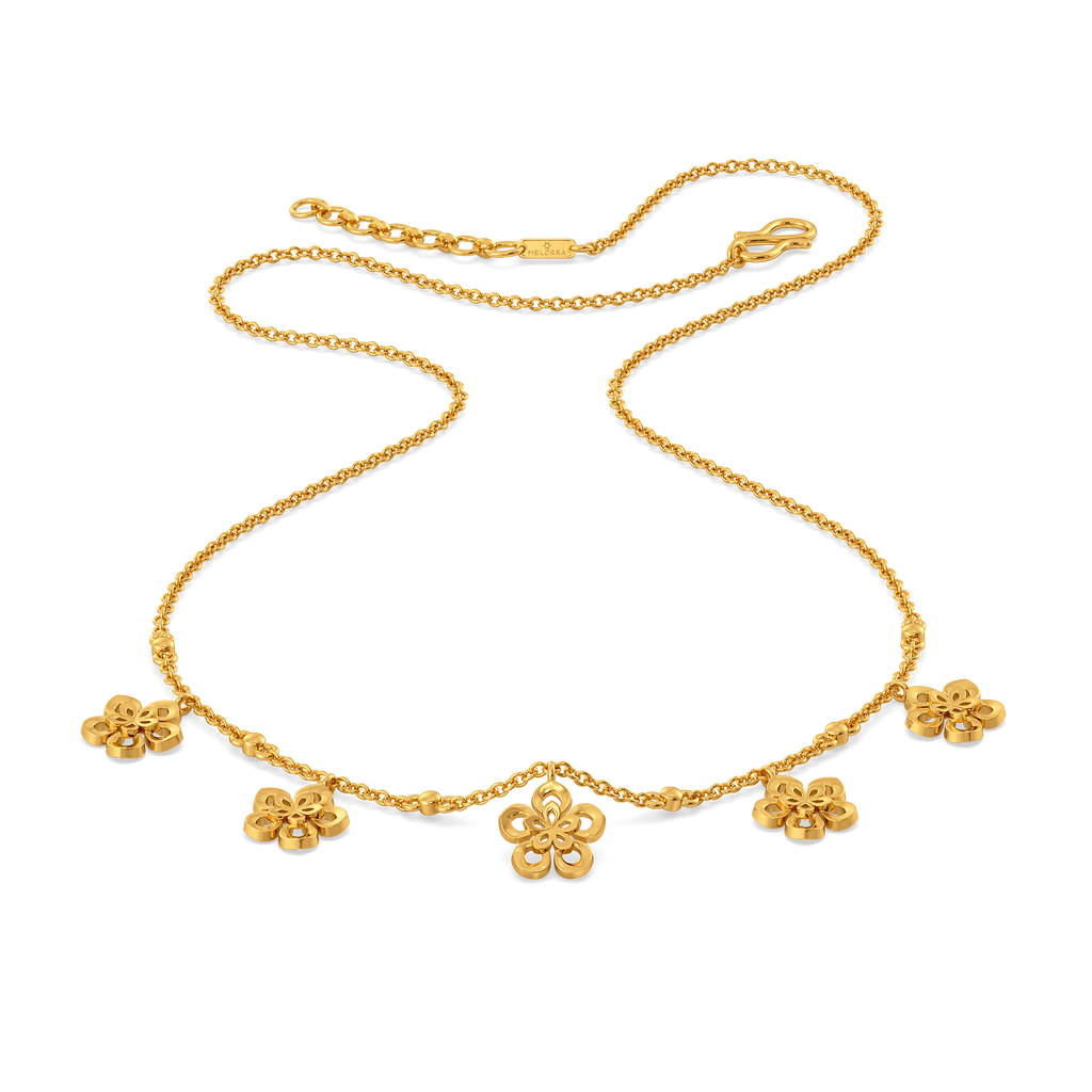 Petal Pop Gold Necklaces