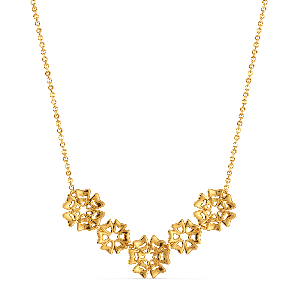 Layered in Bloom Gold Necklaces
