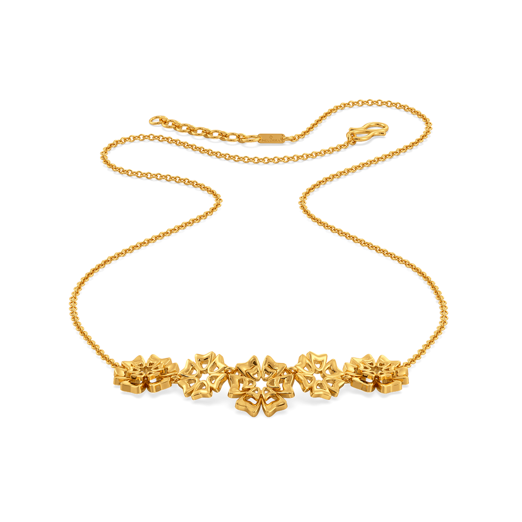 Layered in Bloom Gold Necklaces