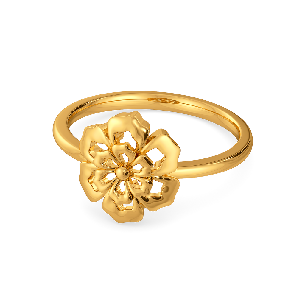 Party in Papier Gold Rings alternate view 2