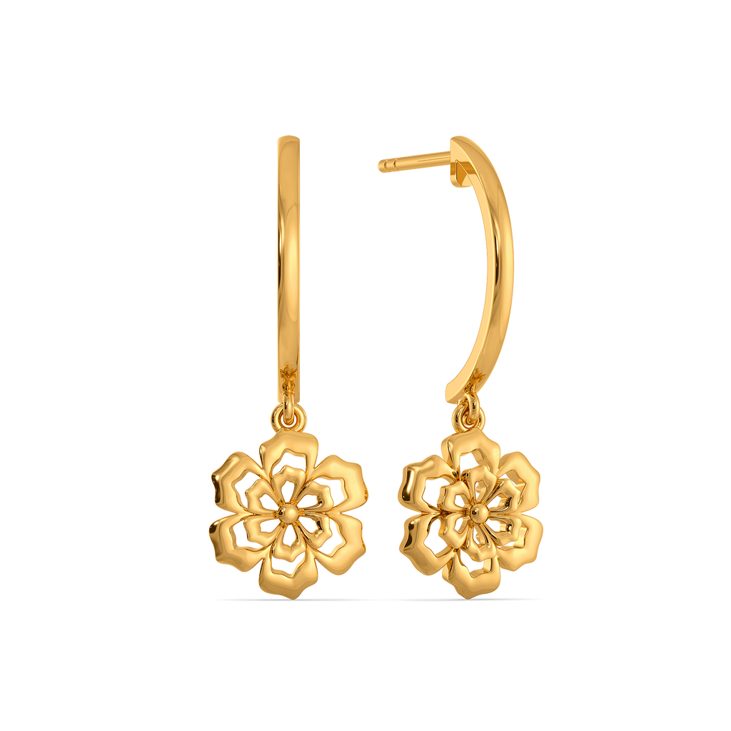 Party in Papier Gold Earrings