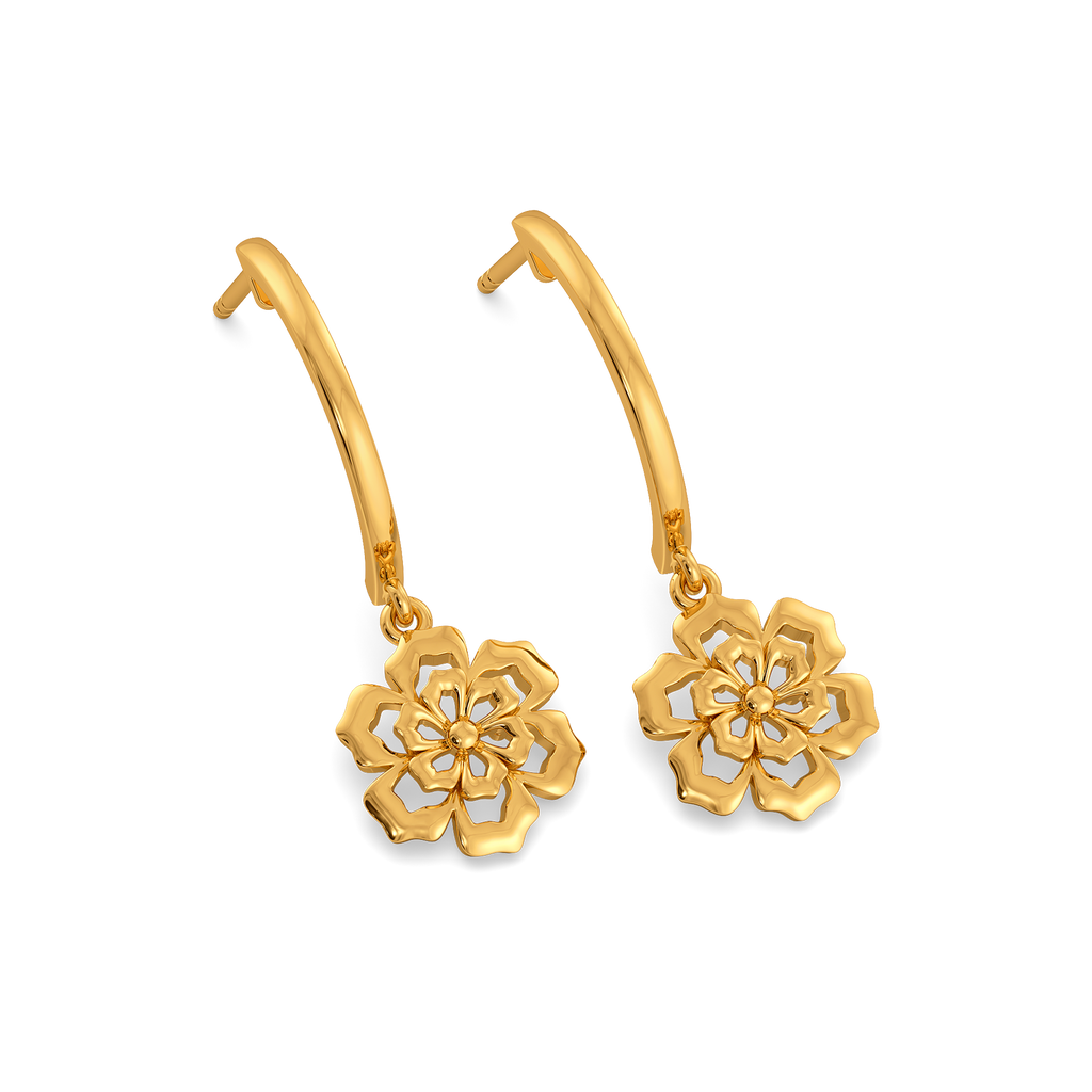 Party in Papier Gold Earrings