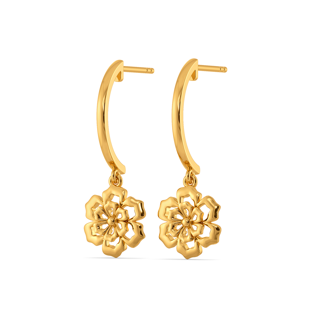 Party in Papier Gold Earrings