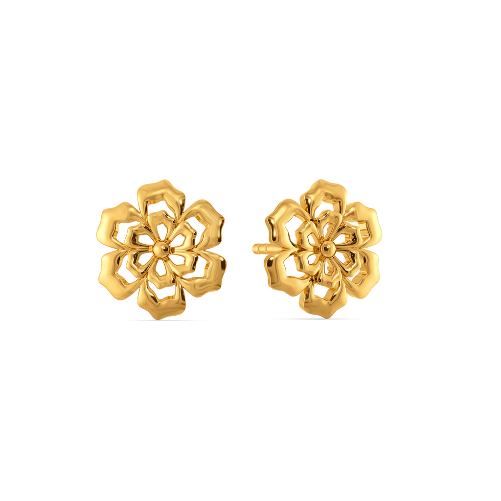 Party in Papier Gold Earrings