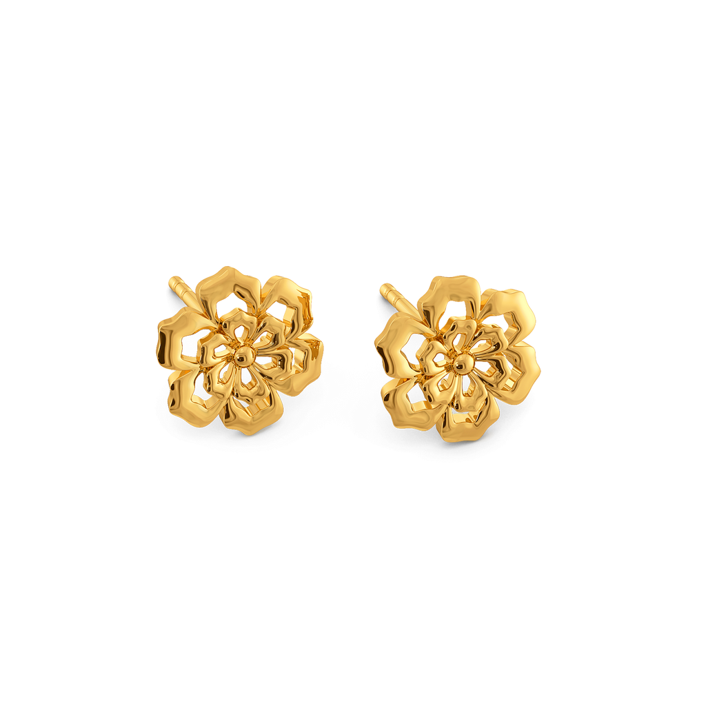 Party in Papier Gold Earrings