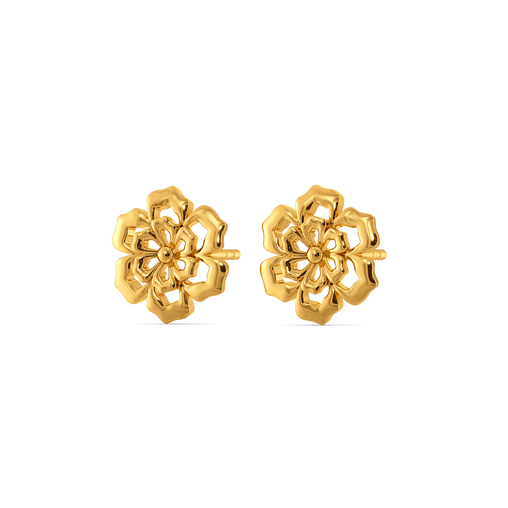 Party in Papier Gold Earrings