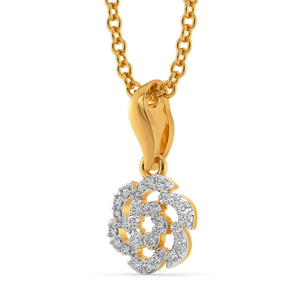 Petal Crush Diamond Pendants