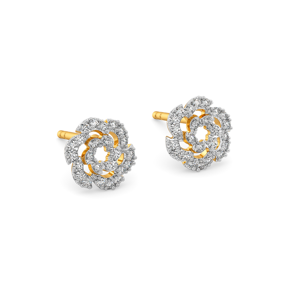 Petal Crush Diamond Earrings