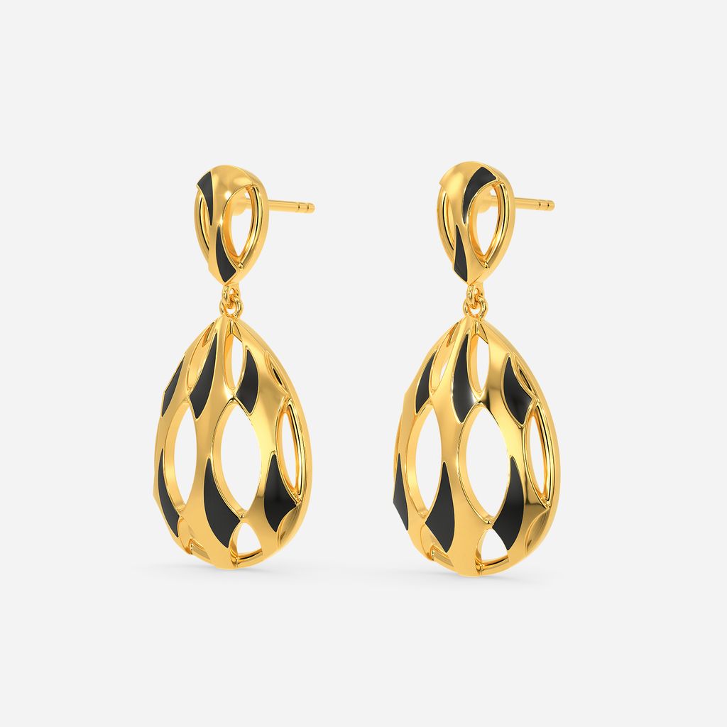 Like A Warrioress Gold Earrings