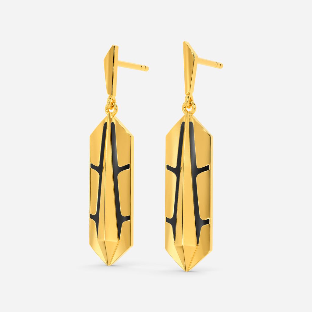 Slay In Style Gold Earrings