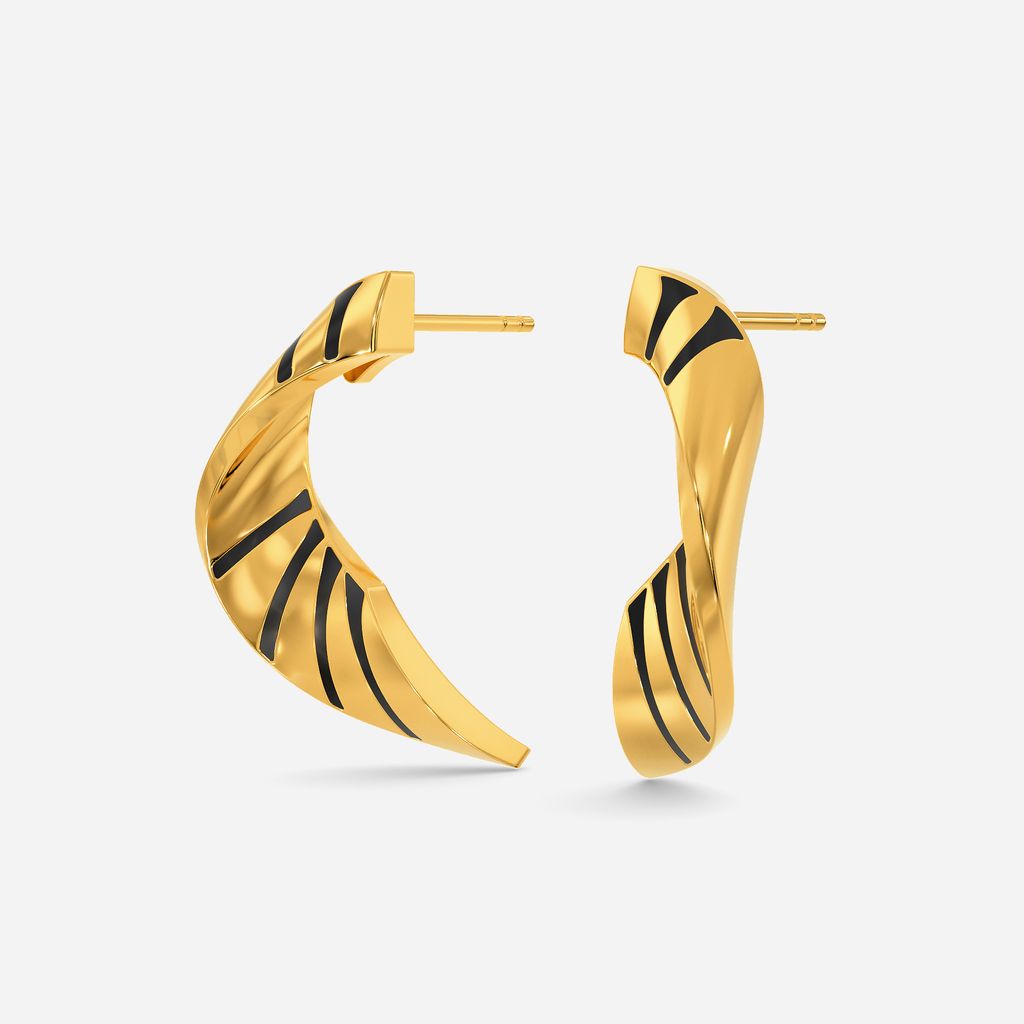 Survivor Story Gold Earrings