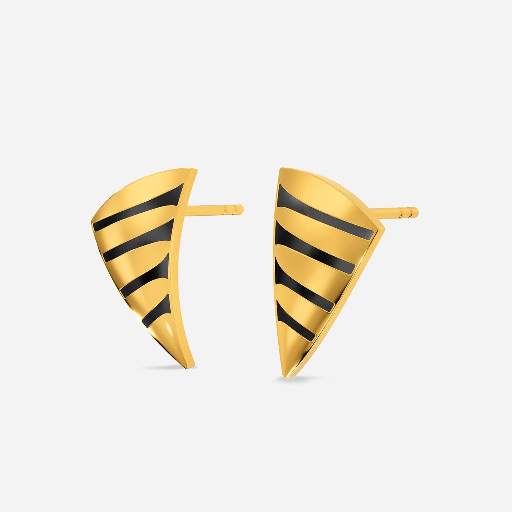 Survivor Story Gold Earrings