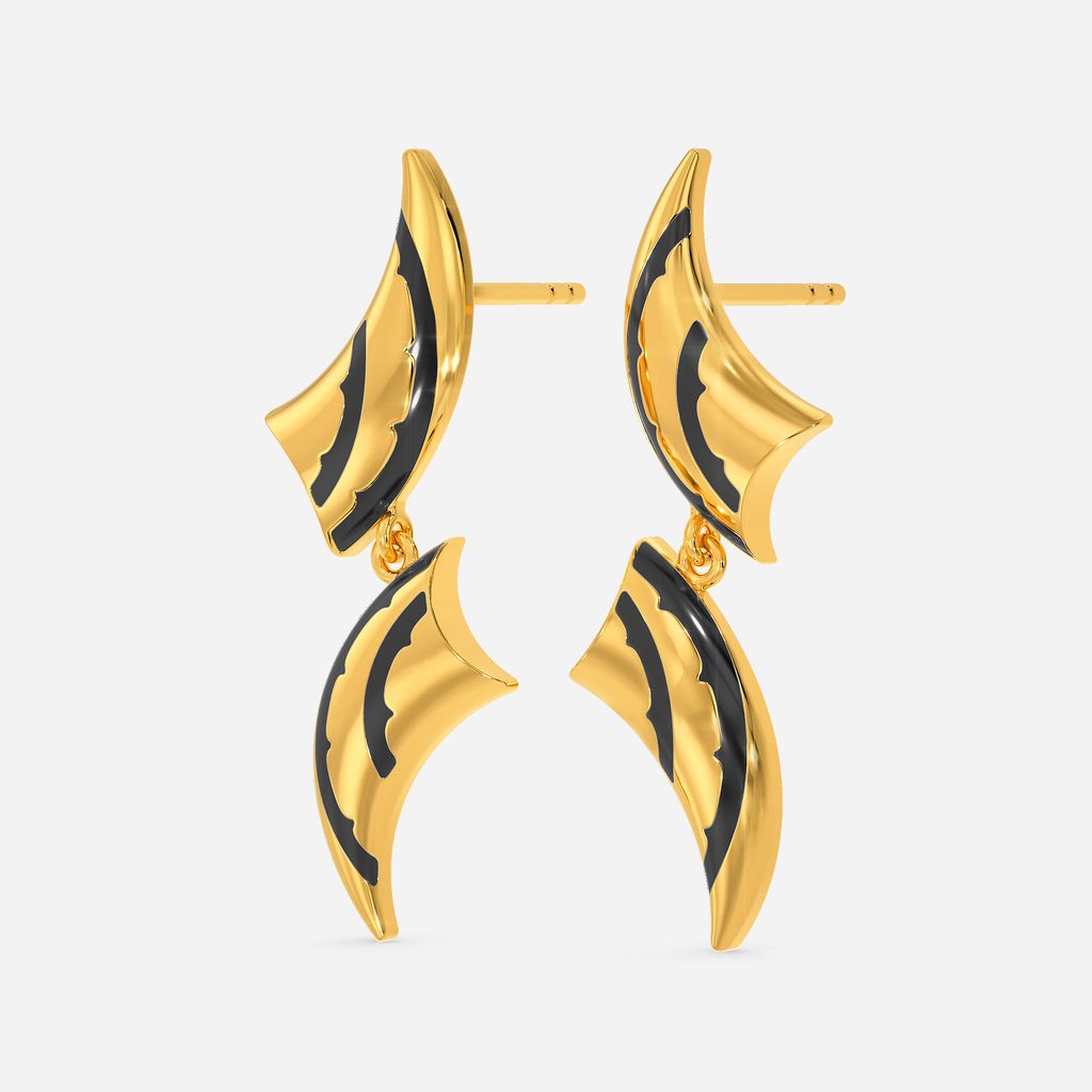 Fiesty Fiesta Gold Earrings