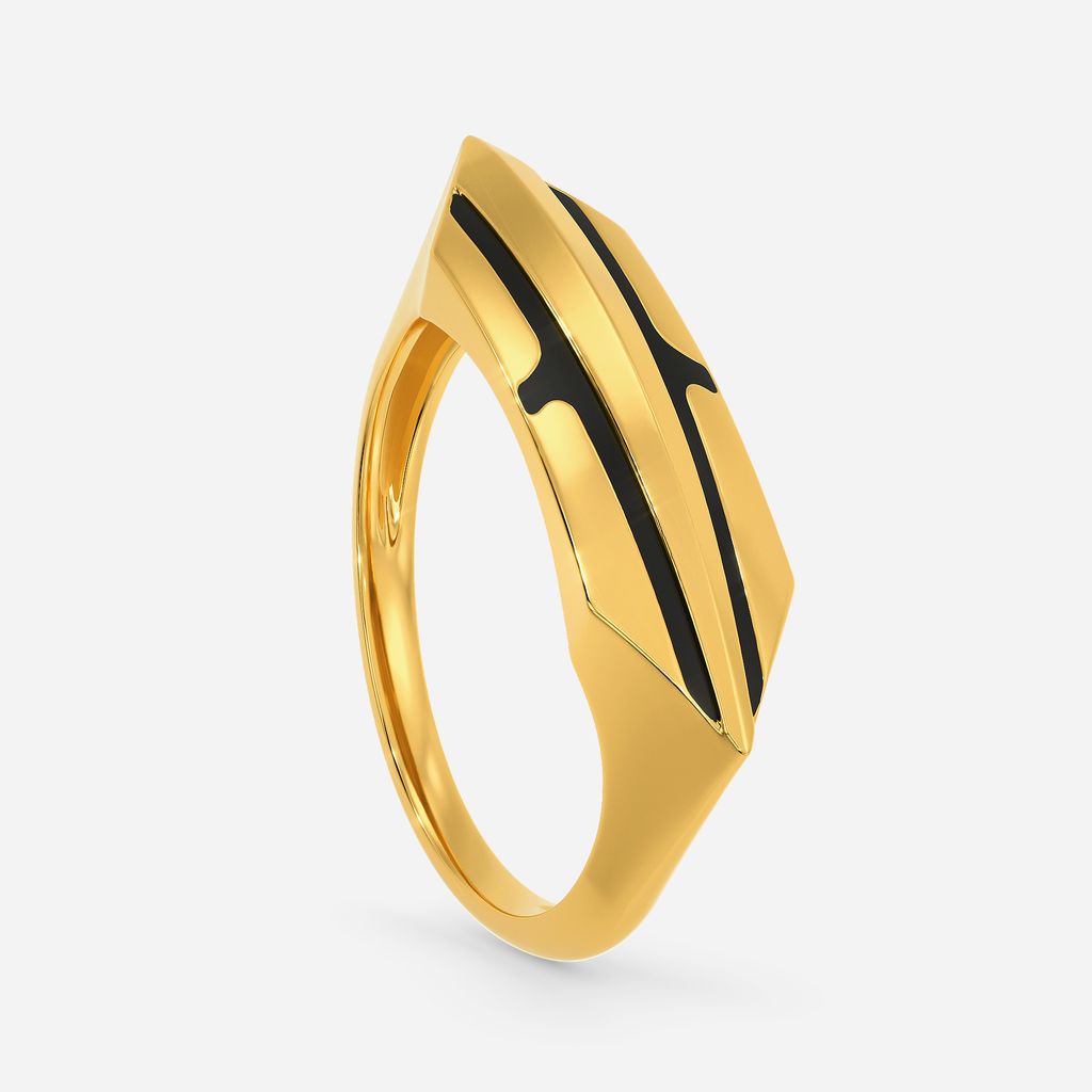 Heart Of A Warrioress Gold Rings image