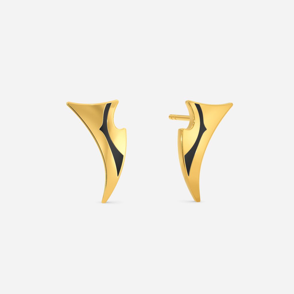 Feirce Fighter Gold Earrings