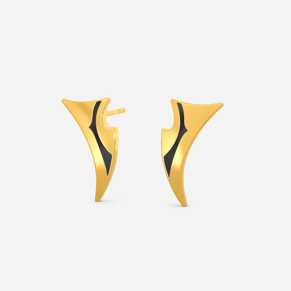 Feirce Fighter Gold Earrings