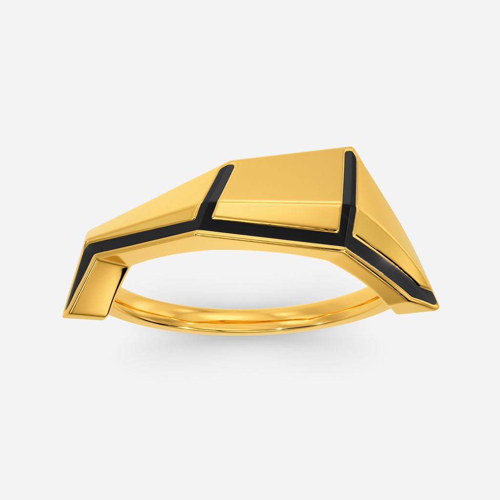 Armoured Queen Gold Rings alternate view 3