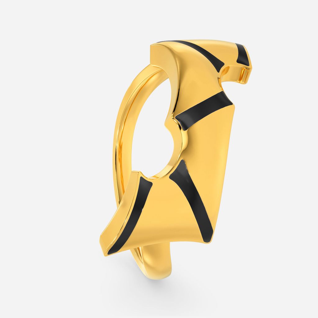 Crown N Swords Gold Rings image