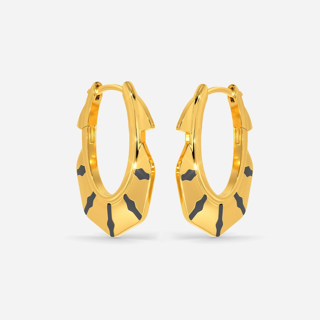 Warrior's Victory Gold Earrings