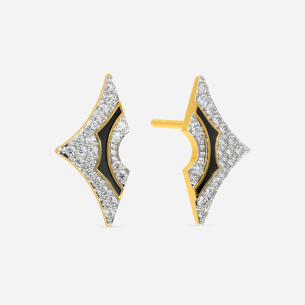 Warrior Queen Diamond Earrings