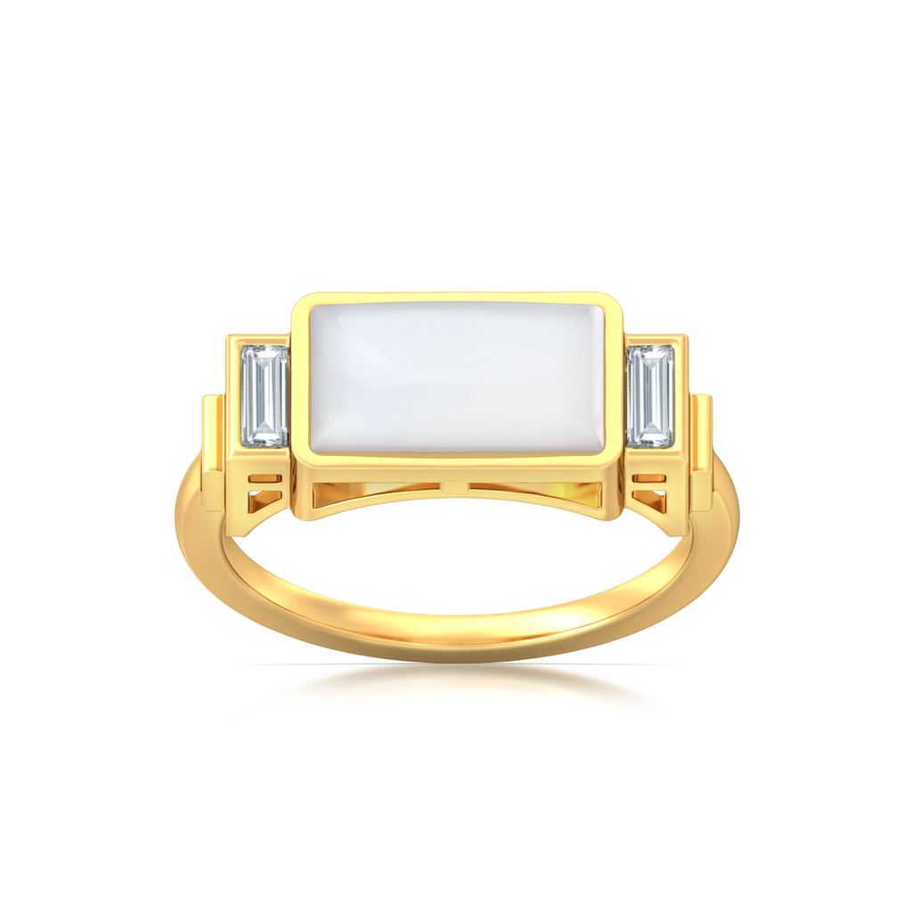 Chic White Diamond Rings alternate view 3
