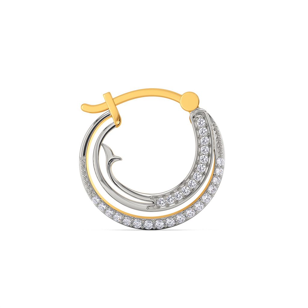 Swan Spark Diamond Earrings